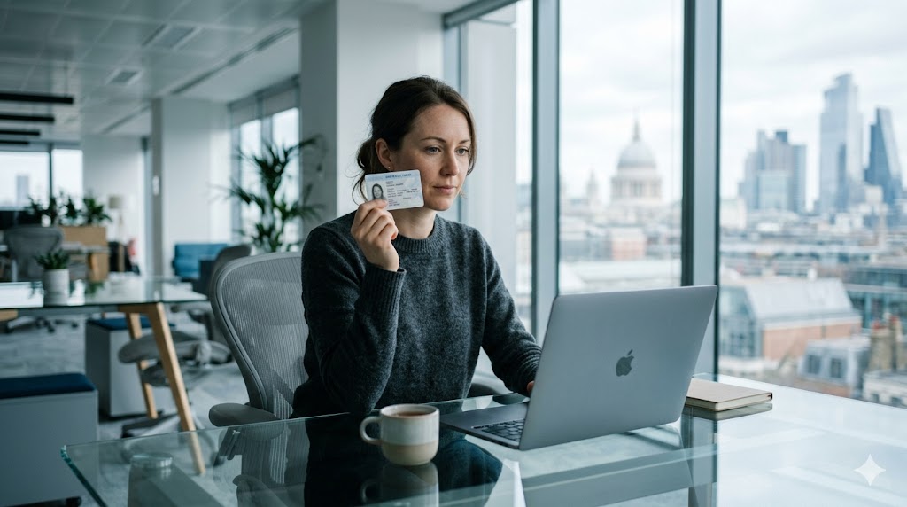Under EU law a biometric identity check is mostly a GDPR question, not an AI Act high-risk one.