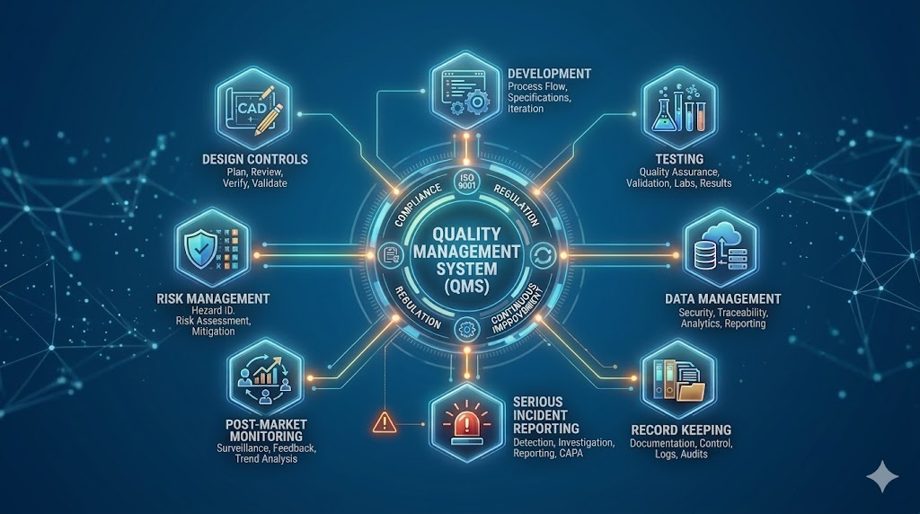 A quality management system (QMS) makes EU AI Act compliance systematic and repeatable.